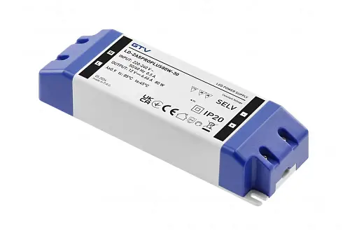Блок питания для светодиодов LED PRO+ 220/12V 80W IP 20 — купить оптом и в розницу в интернет магазине GTV-Meridian.